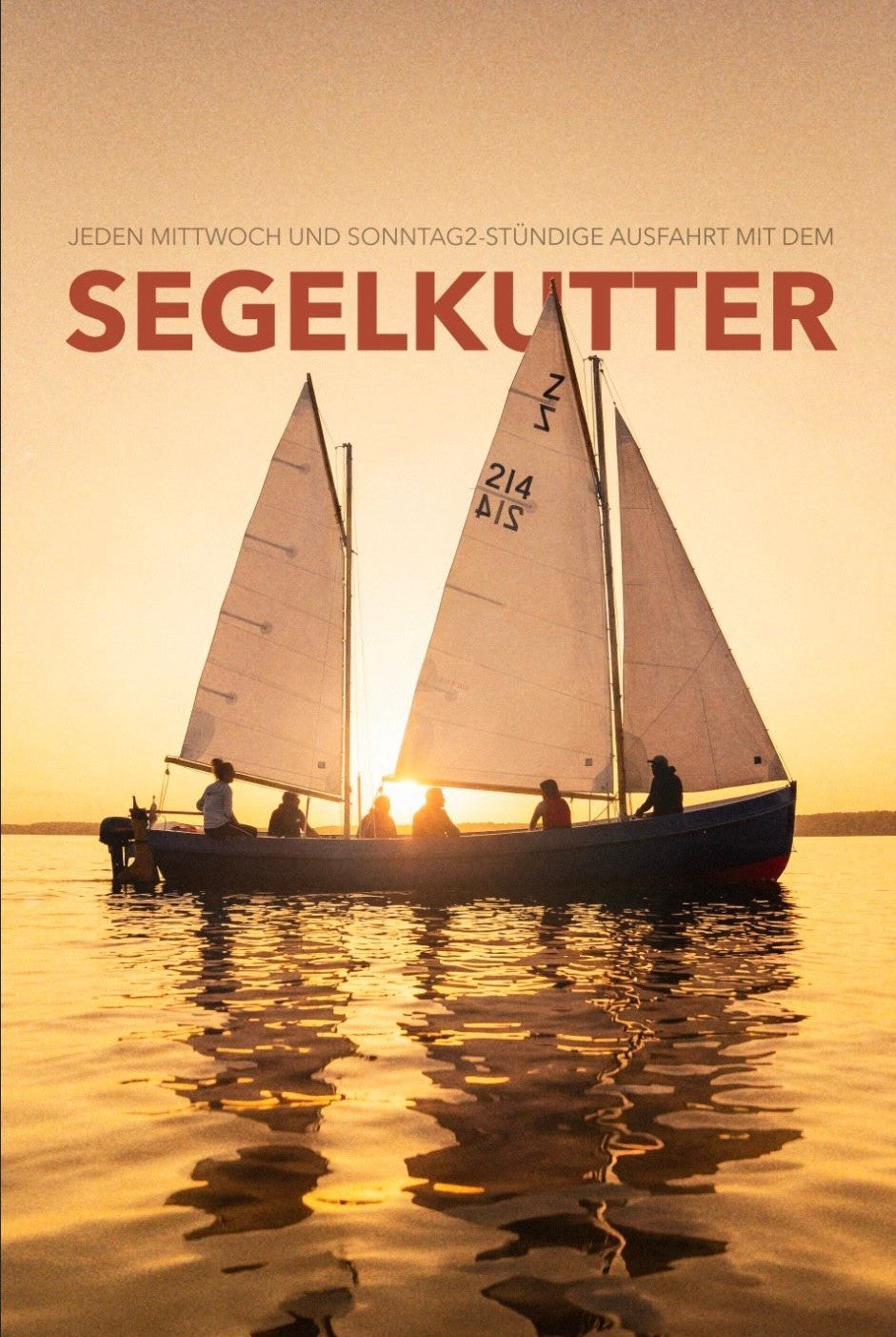 Tagesausklang Kuttersegeln - Mittwoch und Samstag
