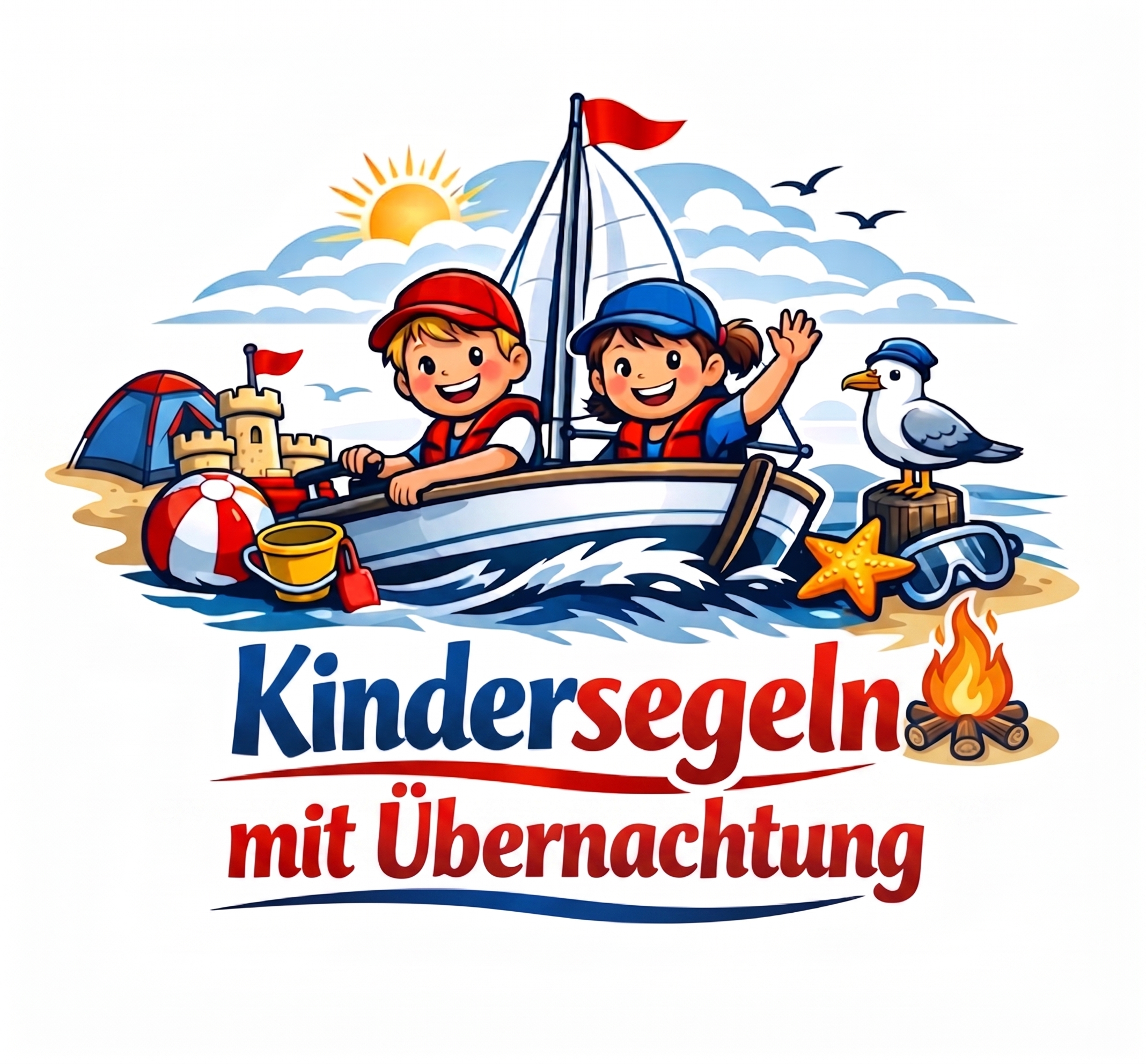 Kindersegeln mit Übernachtung